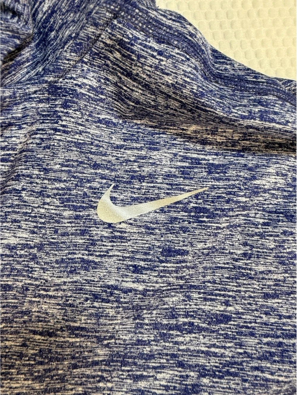 Nike Running Mens XL Dri-FIT Element 1/2 Zip Blue Heather Athletic Pullover